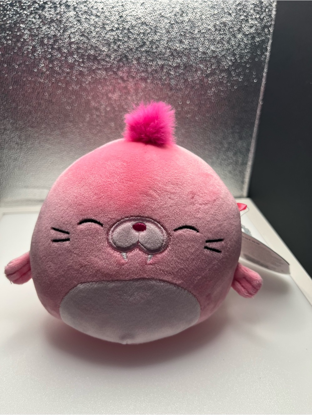 NWT Squishmallows Jazzwares 5" Sealife  Squad The Pink Walrus Plush Toy